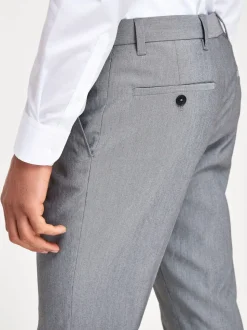 Gris clair - Slim Fit (Slim Fit) - Pantalon intelligent stretch