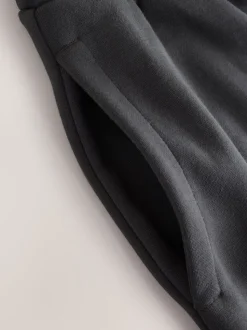 Gris d'ardoise - Ajustement droit - Pantalon de jogging épais décontracté à dos brossé