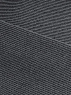 Gris d'ardoise - Côtelé sans couture Taille haute Leggings