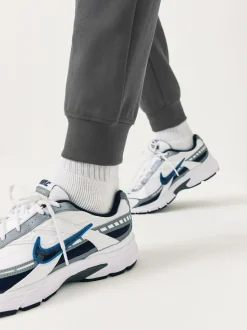 Gris d'ardoise - Pantalon de jogging en interlock doux au toucher à poignets