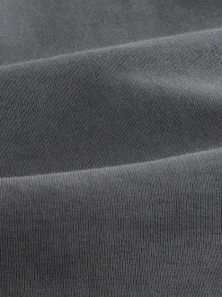 Gris d'ardoise - Pantalon de jogging en interlock doux au toucher à poignets