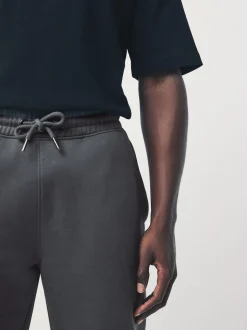 Gris d'ardoise - Slim Fit (Slim Fit) - Pantalon de Joggings en coupe ajustée à dos brosse