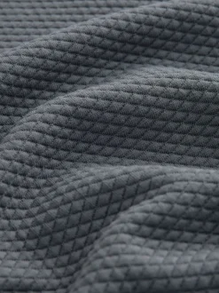 Gris d'ardoise - Sweat à capuche texturé