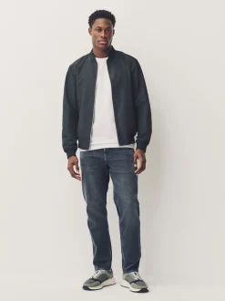 Gris de charbon de bois - Slim Fit (Slim Fit) - extensible Denim Jeans