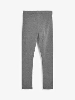 Gris de charbon de bois - Leggings (3-16ans)