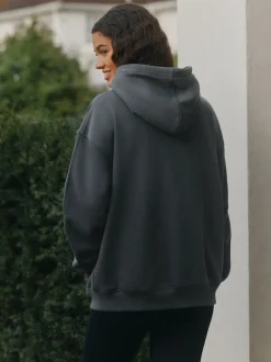 Gris de charbon de bois - soi-même. Capuche