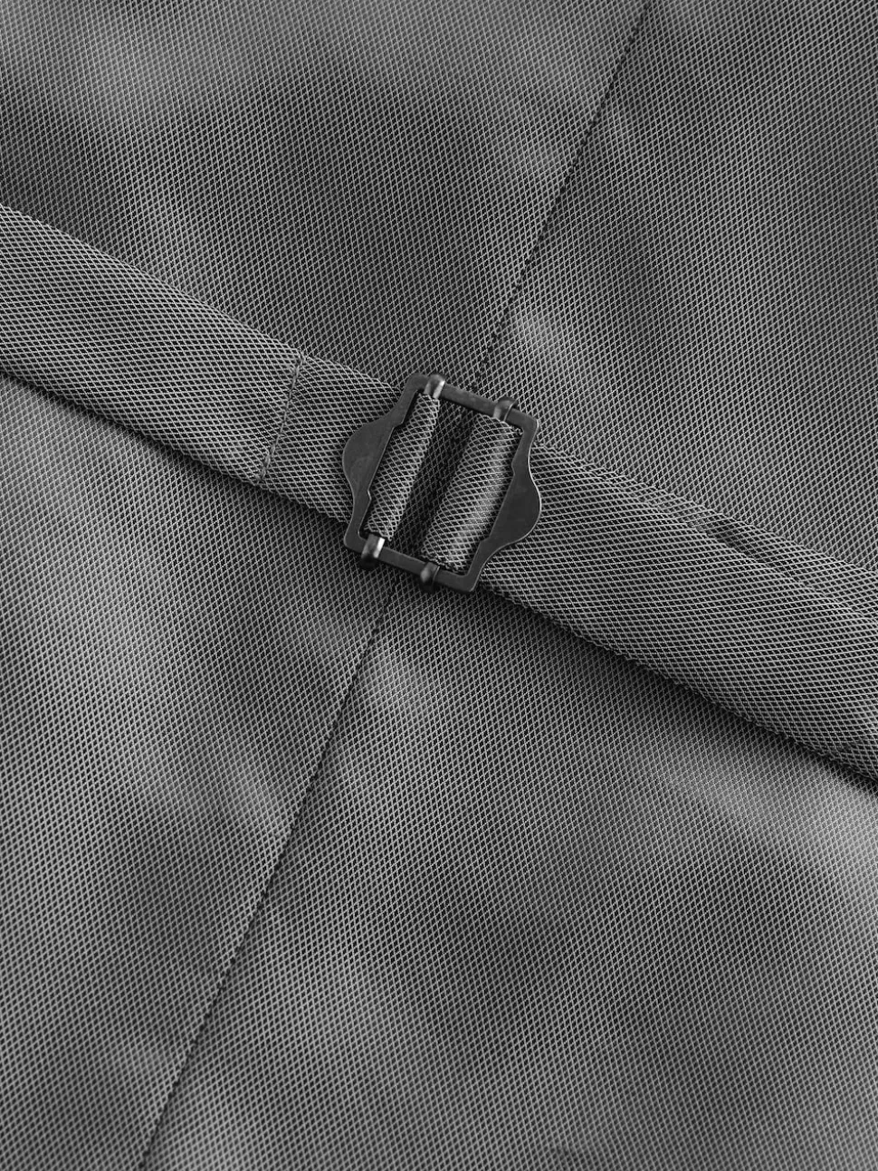 Gris de charbon de bois - Gilet de costume essentiel à coupe régulière