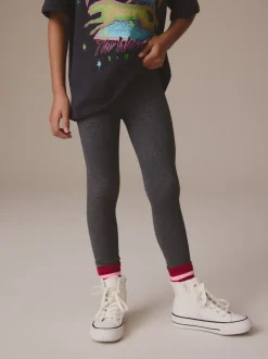 Gris de charbon de bois - Lot de 3 leggings (3-16ans)