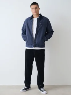 Gris de charbon de bois - Joggings en velours côtelé