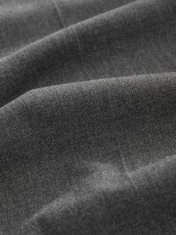 Gris de charbon de bois - Slim Fit (Slim Fit) - Pantalons extensibles à taille élastiquée Motionflex