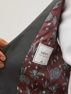 Gris de charbon de bois - Gilet à coupe régulière