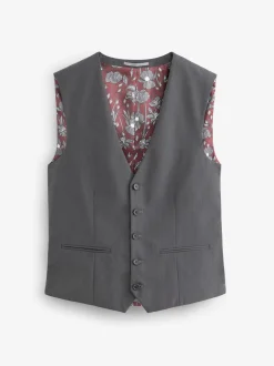 Gris de charbon de bois - Gilet à coupe régulière