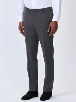 Gris de charbon de bois - Skinny Fit (Skinny Fit) - Pantalon de costume de smoking