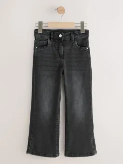 Gris de charbon de bois - Jeans évasés (3-16ans)