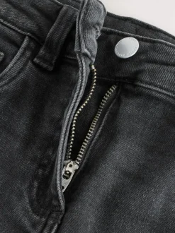 Gris de charbon de bois - Jeans évasés (3-16ans)