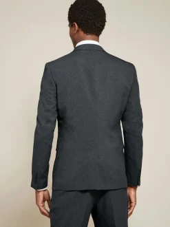 Gris de charbon de bois - Slim Fit (Slim Fit) - Veste de costume Essential