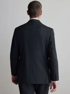 Gris de charbon de bois - Vestes de Costume Nova Fides Signatures Coupe classique en laine italienne 100%