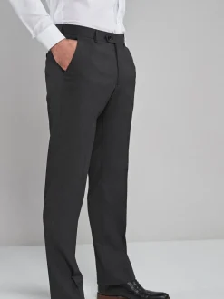Gris de charbon de bois - Ajustement régulier - Pantalon intelligent stretch