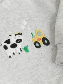 Gris Farm Character - Ensemble Sweat-shirt et Leggings bébé (0mois-3ans)