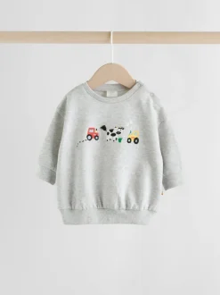 Gris Farm Character - Ensemble Sweat-shirt et Leggings bébé (0mois-3ans)