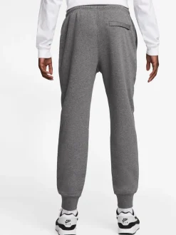 Gris foncé chiné - Pantalon de jogging Nike Club en polaire