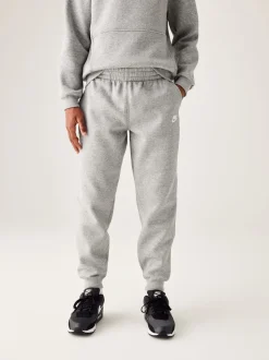 Gris foncé chiné - Pantalon de jogging Nike Club en polaire