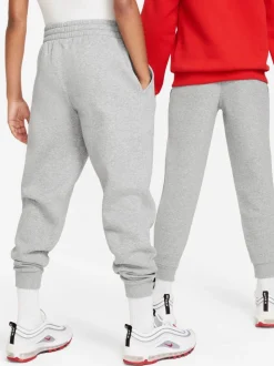 Gris foncé chiné - Pantalon de jogging Nike Club en polaire