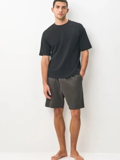 Gris foncé/noir - Lot de 2 shorts de jogging Loopback Soft Touch