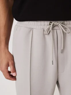 Gris glace - N. Premium Joggings doux au toucher Scuba Coupe ajustée Open