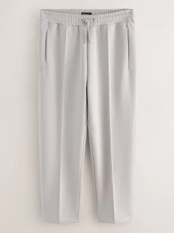 Gris glace - N. Premium Joggings doux au toucher Scuba Coupe ajustée Open