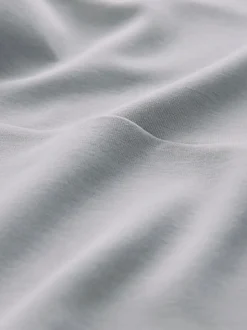 Gris glace - Pantalon de jogging en interlock doux au toucher à poignets