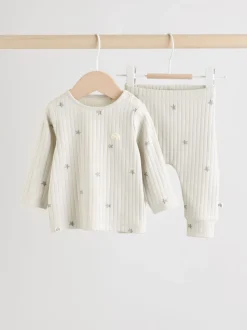 Gris Grands sourires - Ensemble haut et legging bébé (0mois-2ans) (0mois-2ans)