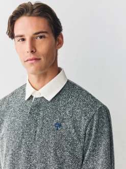 Gris Herringbone - Maillot de rugby