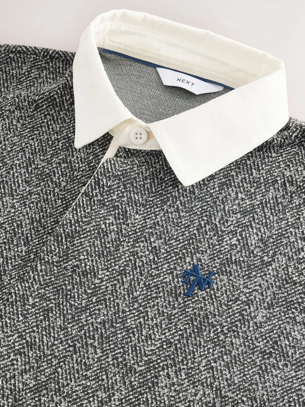 Gris Herringbone - Maillot de rugby