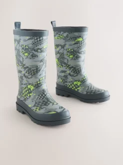 Gris imprimé - Bottes en caoutchouc