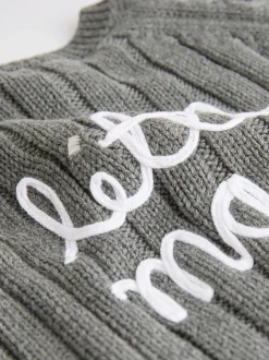 Gris Little Man - Cardigan 100% coton (0mois-2ans)