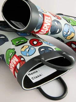 Gris Marvel - Bottes de pluie à poignée