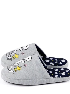 Gris Snoopy - Chaussons mules d’hiver Vanilla Underground femme