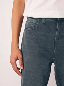 Gris teinté - Bootcut - délavé vintage Denim Jeans