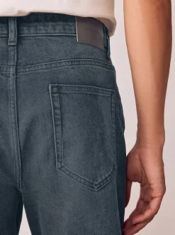 Gris teinté - Bootcut - délavé vintage Denim Jeans