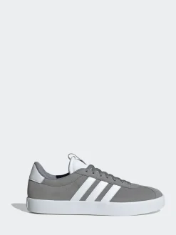 Gris/Blanc - adidas VL Court Trainers