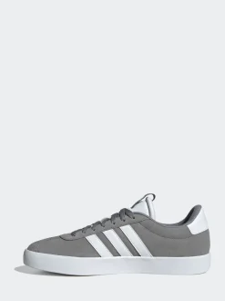 Gris/Blanc - adidas VL Court Trainers