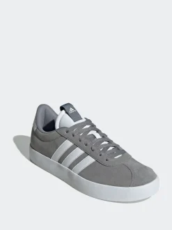 Gris/Blanc - adidas VL Court Trainers