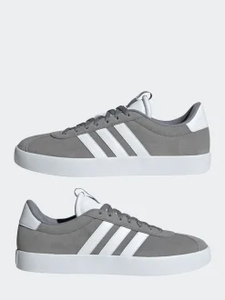 Gris/Blanc - adidas VL Court Trainers