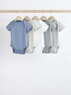 Gris/Blanc - Bodysuits Manches courtes 5 Pack