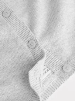 Gris/Blanc - Gris et blanc 2pk Cardigan bébé en maille