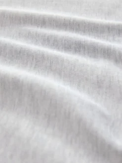 Gris/bleu clair/bleu marine chiné - Coupe ample - T-shirt épais 3 Pack