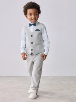 Gris/Marine - Baker by Ted Baker Ensemble Gilet Chemises et Pantalons