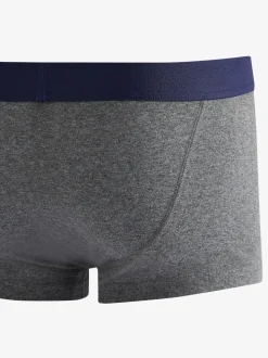 Gris/Marine - Lot de 4 - Boxers hipster 100% coton