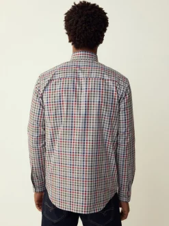 Gris/multicolore vichy - Chemise Oxford ajustée Easy Iron Button Down